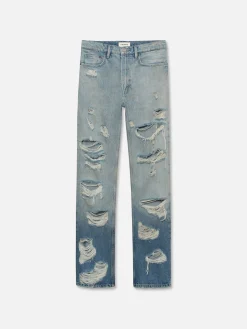 FRAME The Boxy Jean in Lagoon Rips