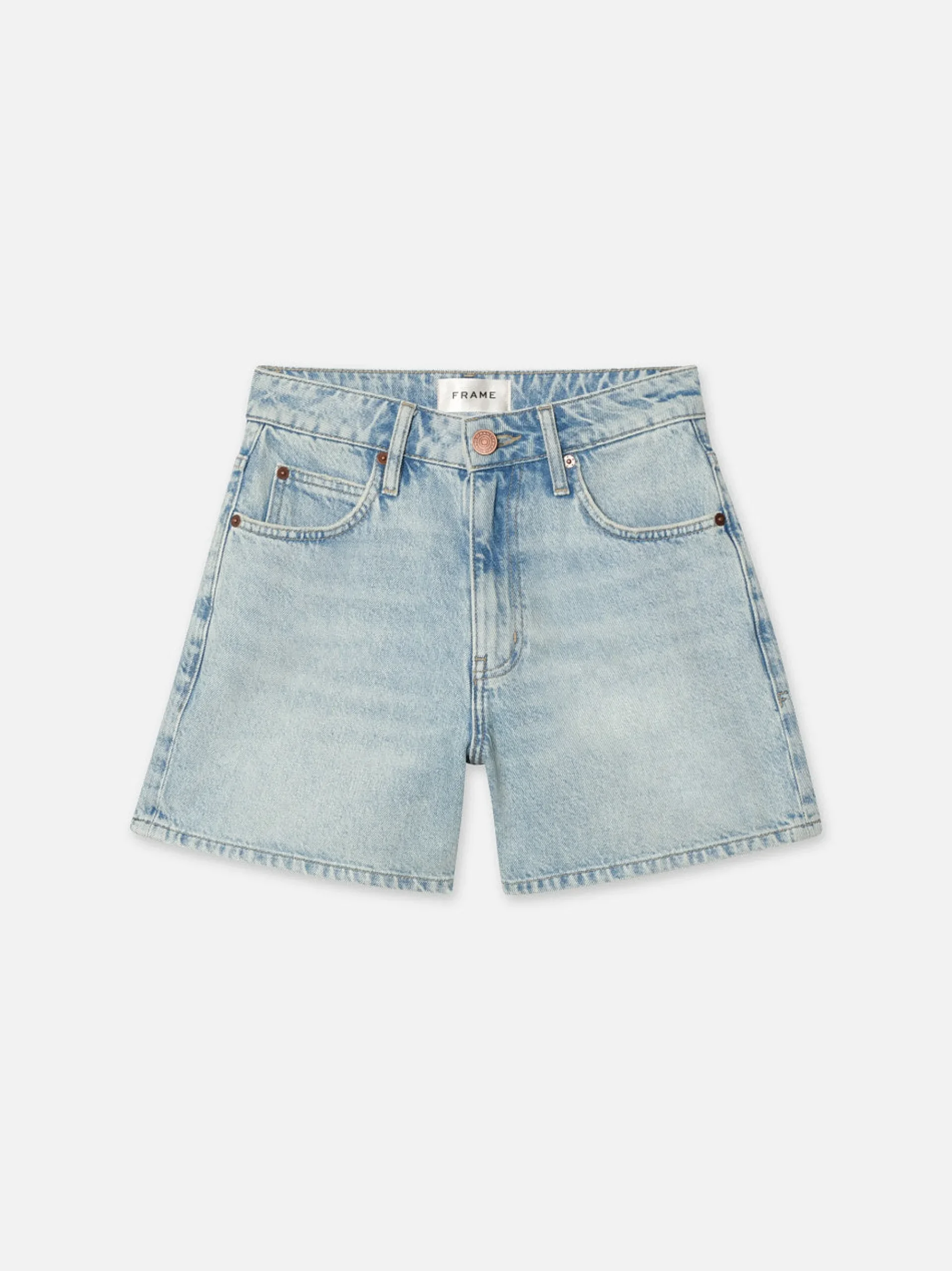 Women FRAME The Easy Short in Fizz Indigo