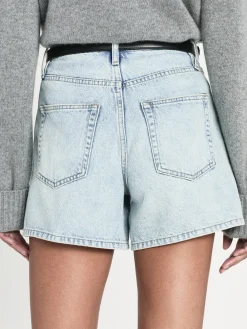 Women FRAME The Easy Short in Fizz Indigo