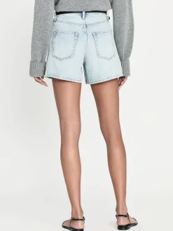 Women FRAME The Easy Short in Fizz Indigo