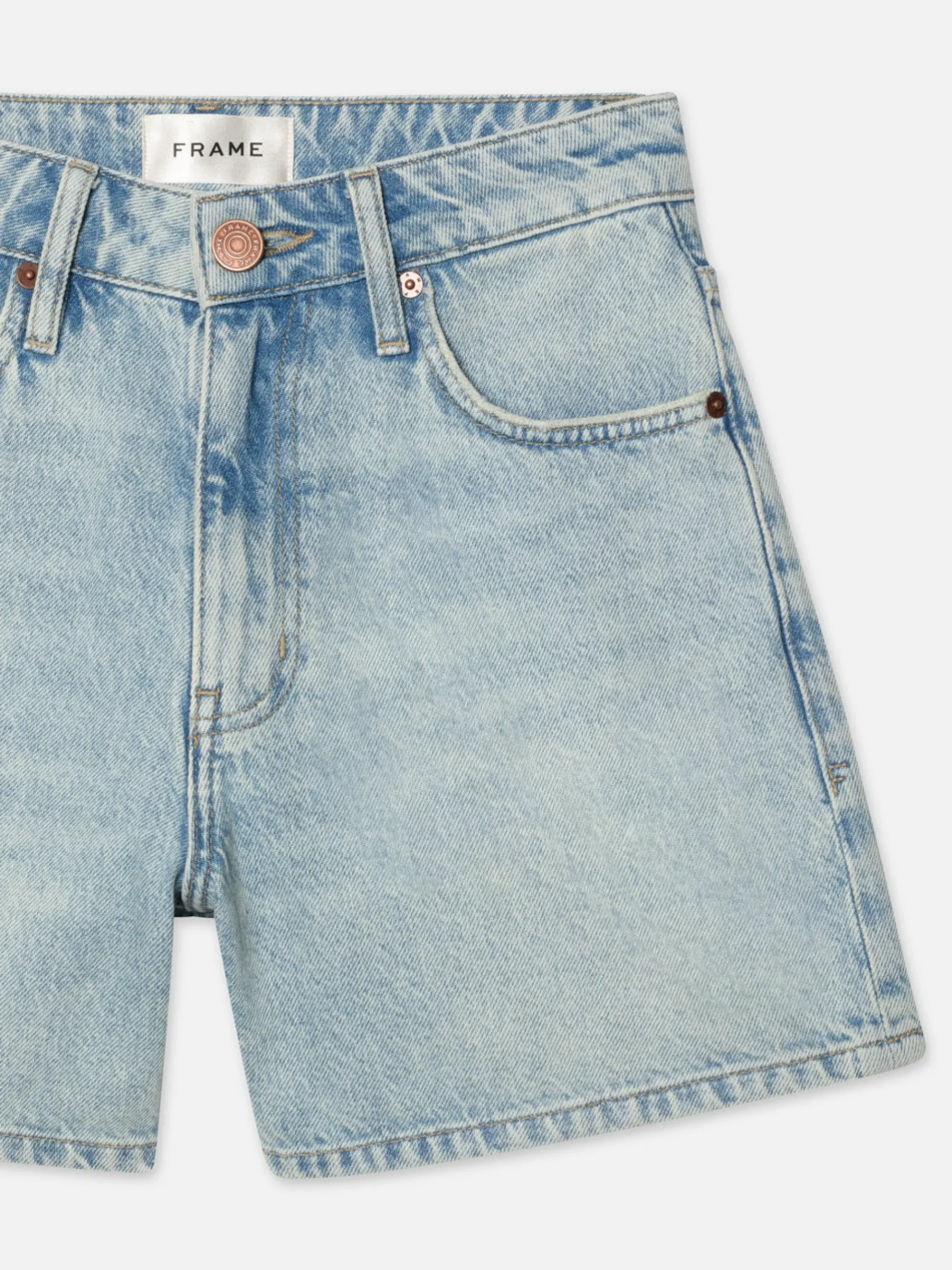 Women FRAME The Easy Short in Fizz Indigo