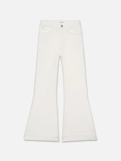 Women FRAME The Extreme Flare Ankle in Au Natural Clean