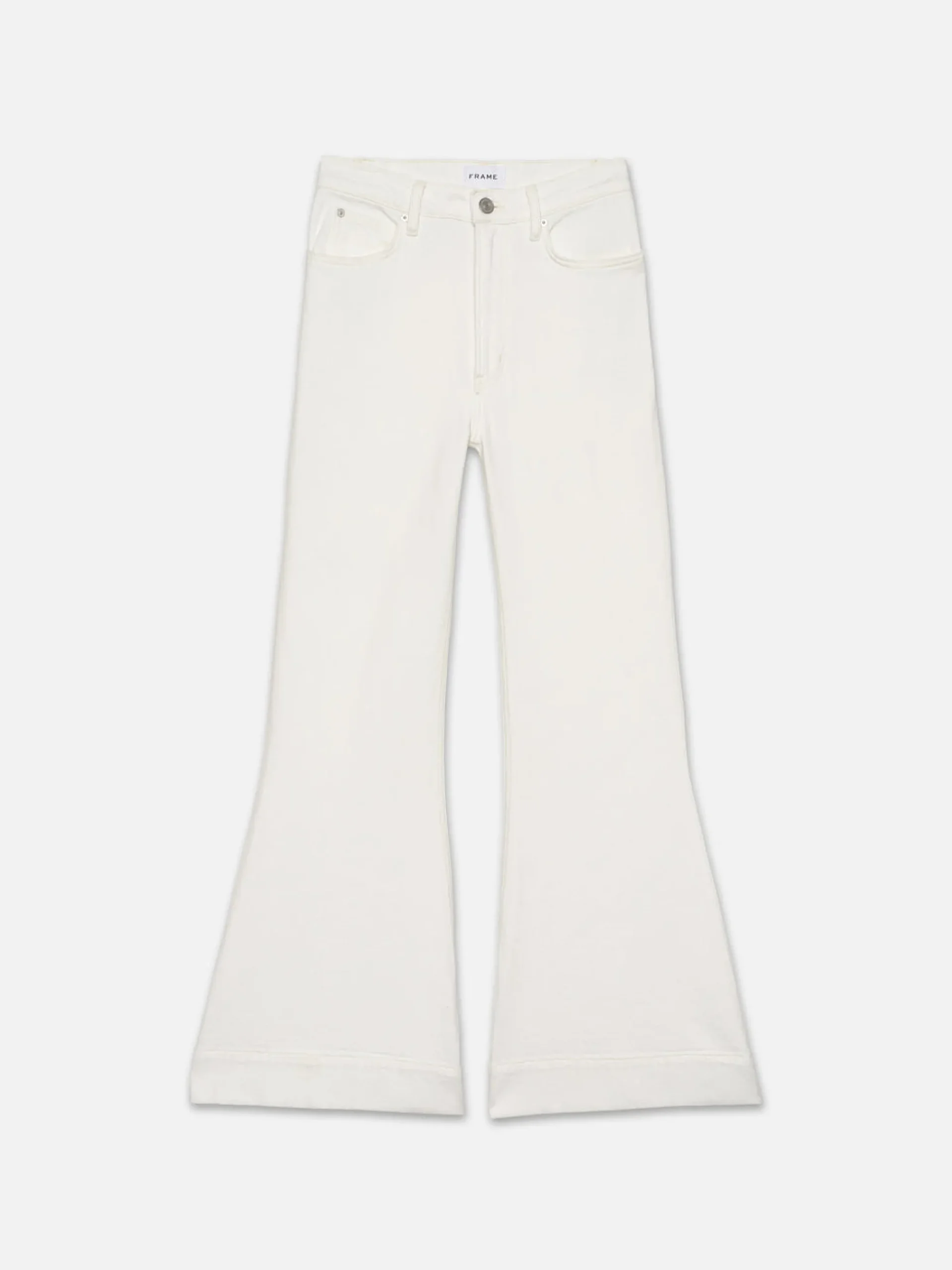 Women FRAME The Extreme Flare Ankle in Au Natural Clean