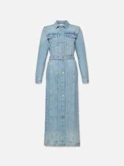 Women FRAME The Overlong Trucker in