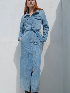 Women FRAME The Overlong Trucker in