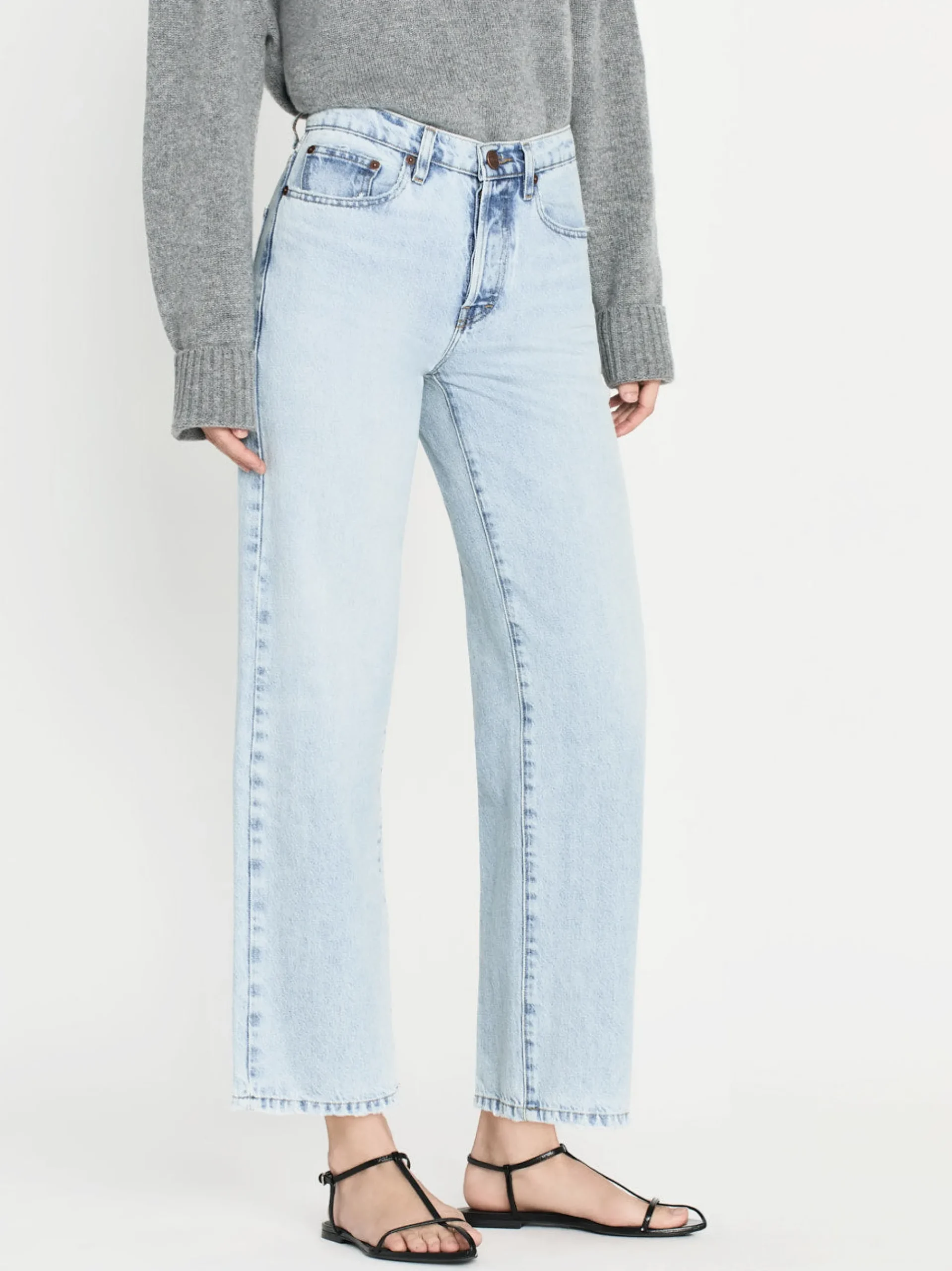 Women/BOY FRAME The Slouchy Straight in Fizz Indigo