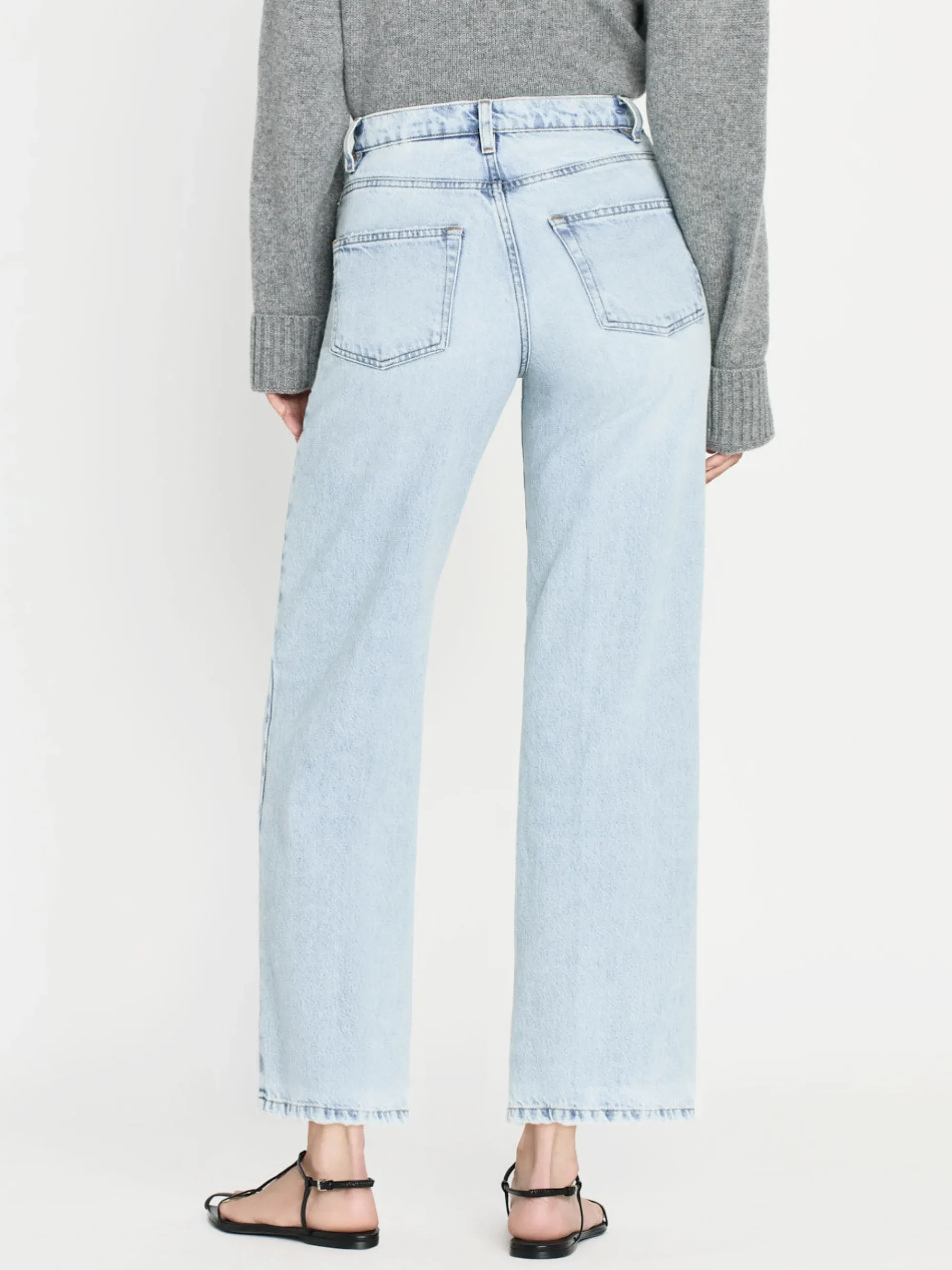 Women/BOY FRAME The Slouchy Straight in Fizz Indigo