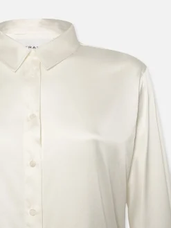 Women FRAME The Standard Shirt in Off White