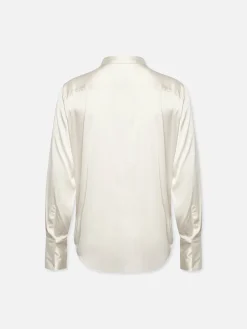Women FRAME The Standard Shirt in Off White
