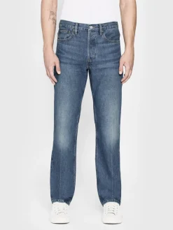 FRAME The Straight Jean in Dreamy Blue