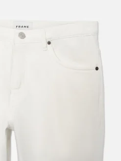 FRAME The Straight Jean in Off White
