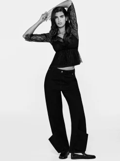 Women FRAME The Tab Trouser in