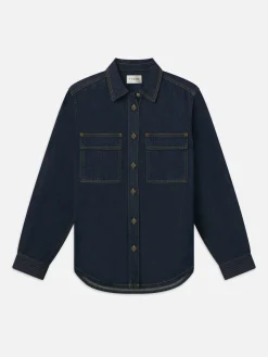 Women FRAME The Trapunto Shirt in