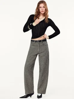 Women FRAME The Tweed Barrel in