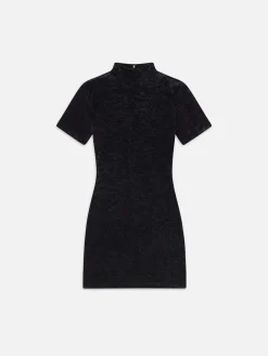 Women FRAME Velvet Mini Dress in
