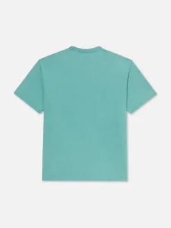 FRAME Vintage Tee in Aqua Blue