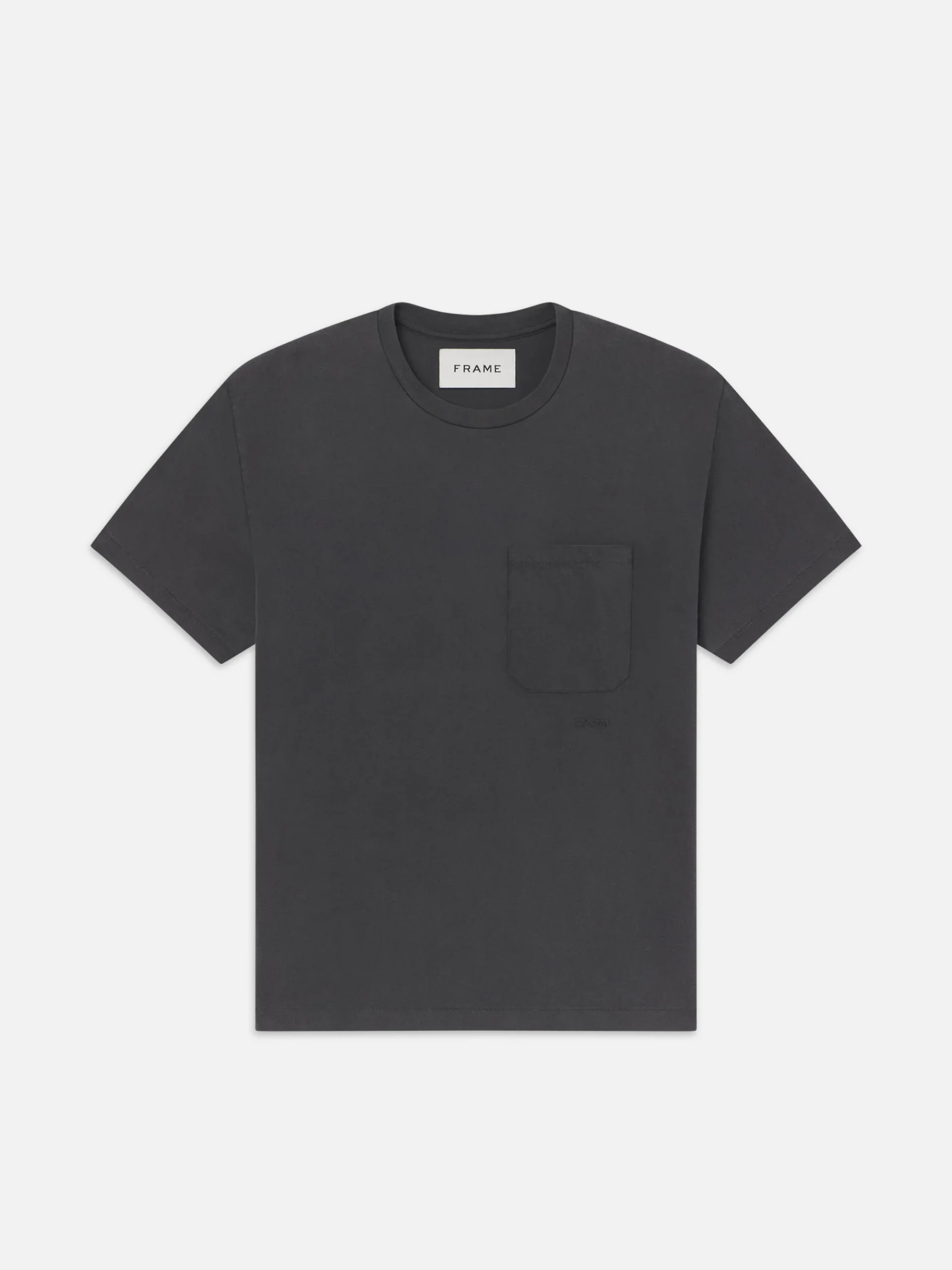 FRAME Vintage Tee in Vintage Off Black