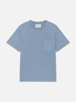 FRAME Vintage Tee in Vintage Light Blue