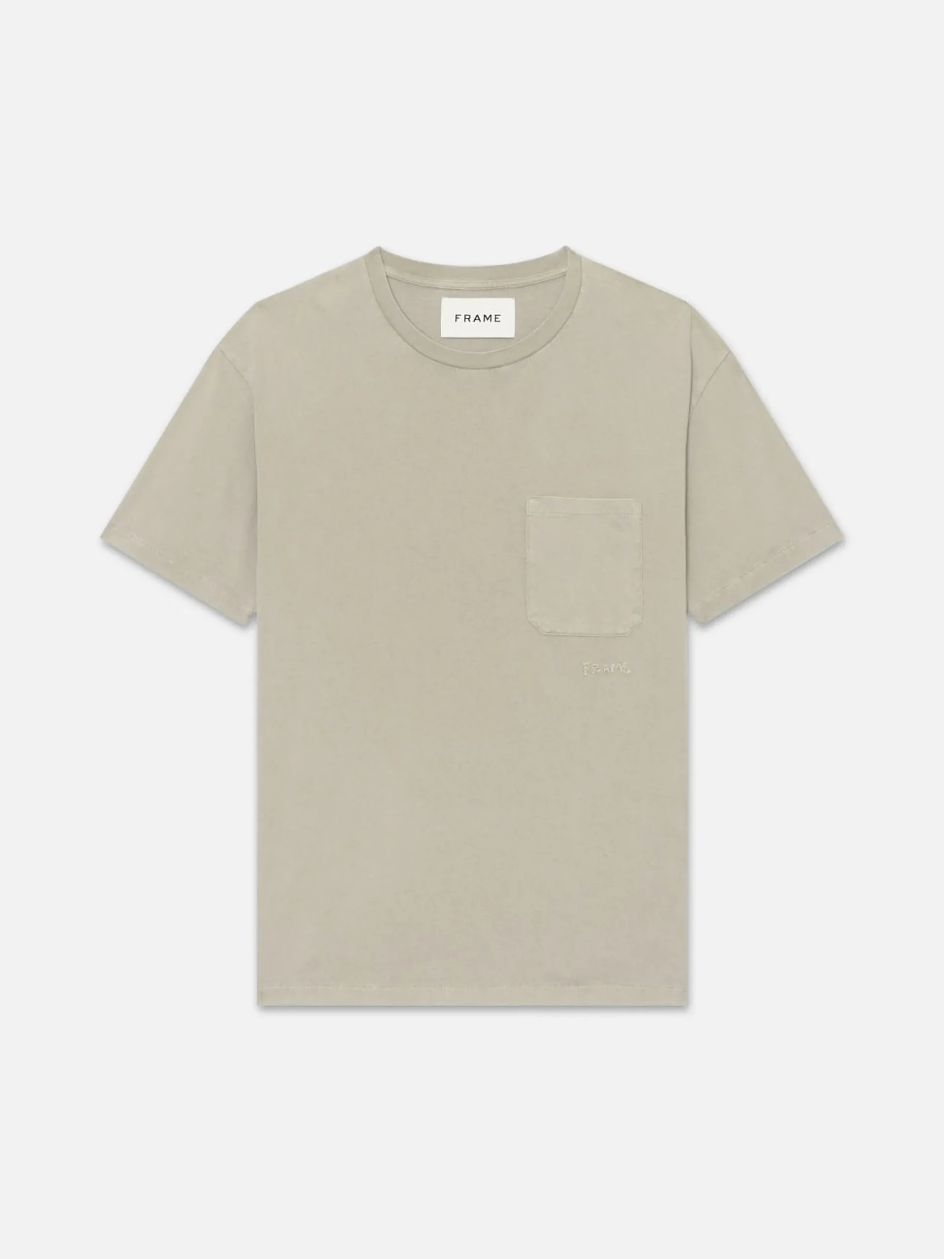 FRAME Vintage Tee in Vintage Smoke Beige