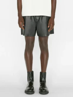 FRAME Volley Leather Short in