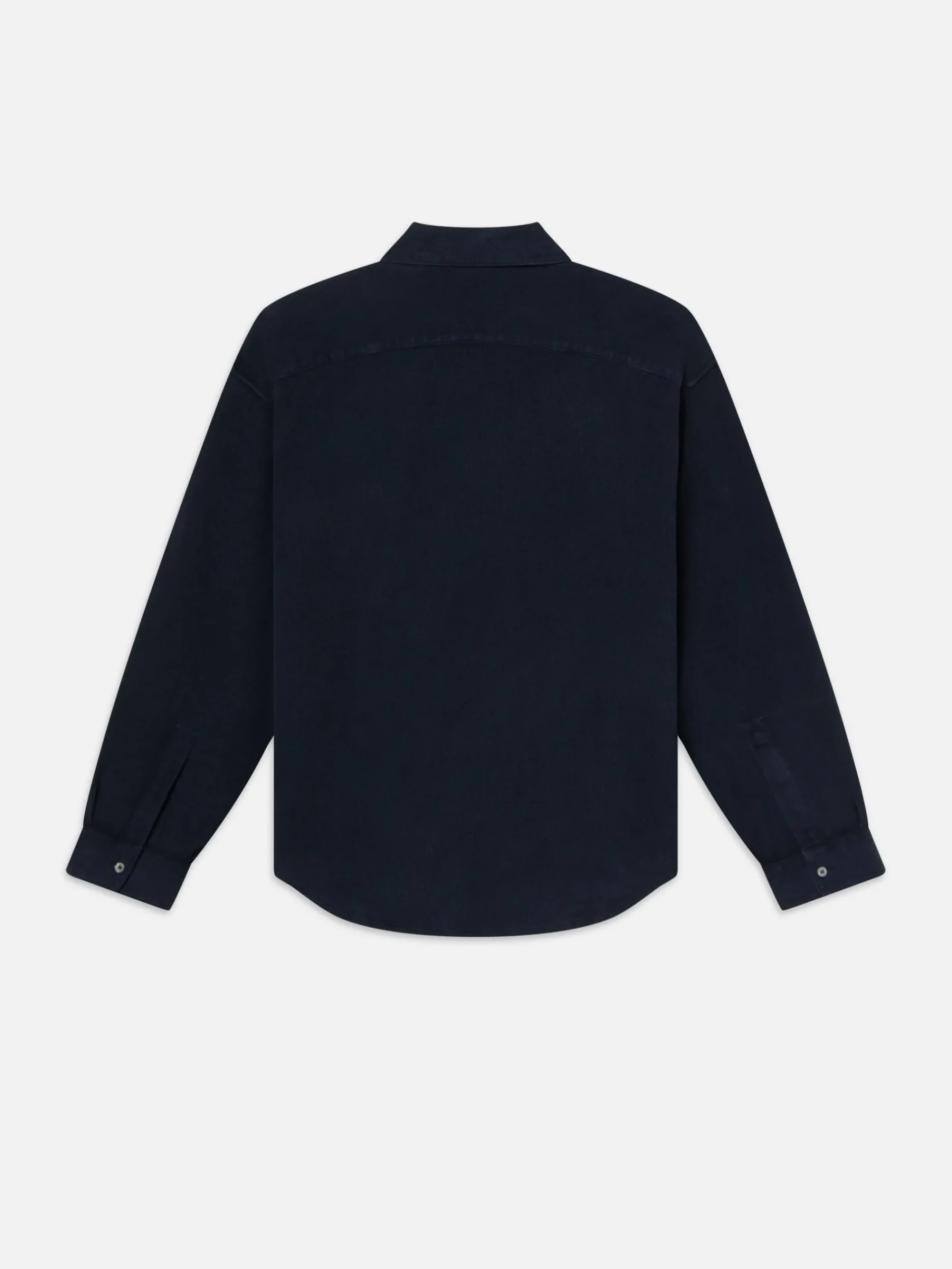 FRAME Waffle Textured Shirt in Dark Navy