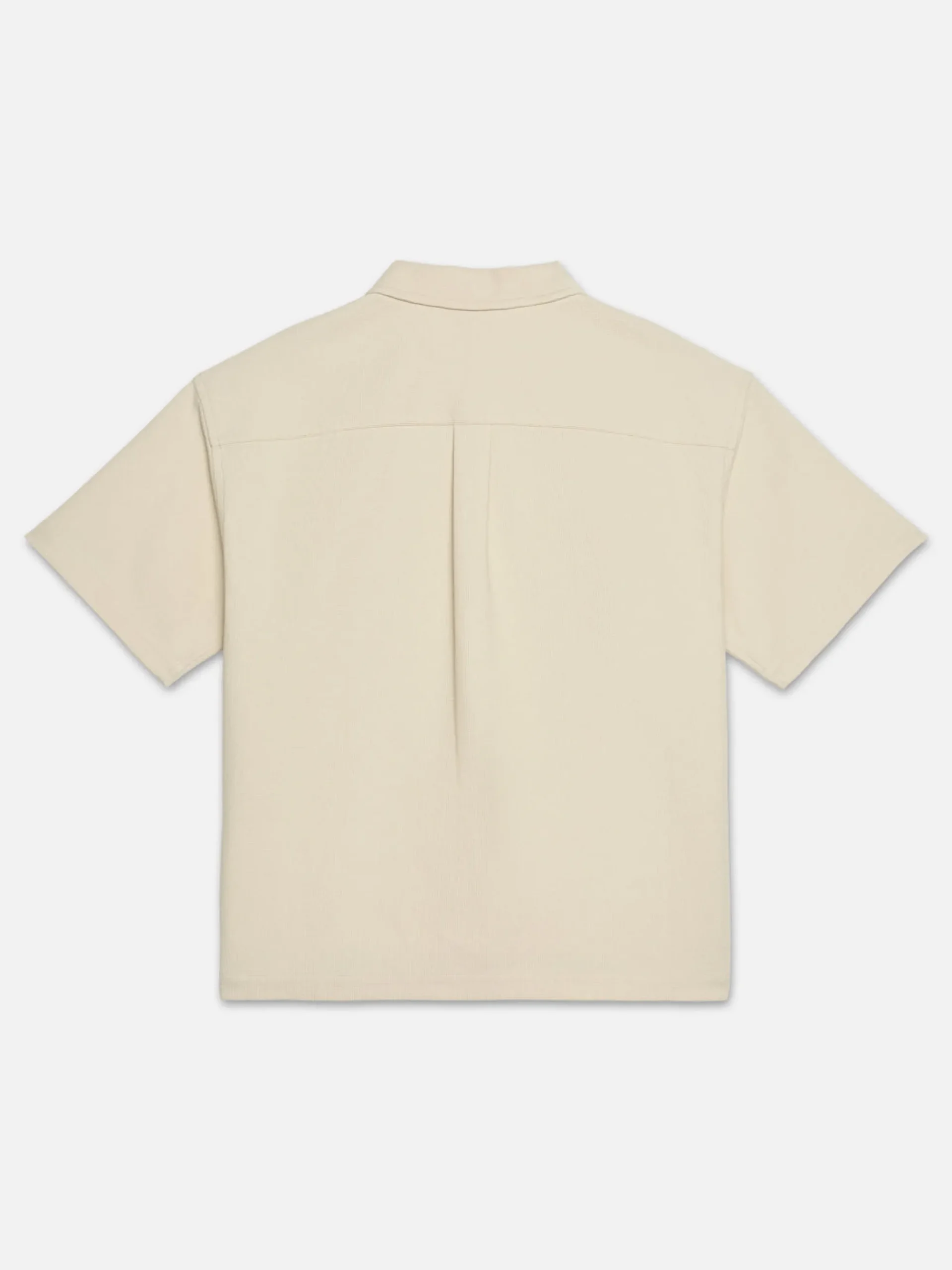 FRAME Waffle Textured Short Sleeve Shirt in