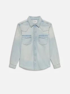 FRAME Western Denim Shirt in