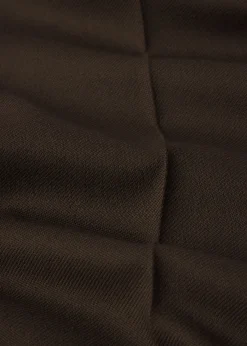 FRAME Wool Cargo Pant Trousers in Dark Taupe