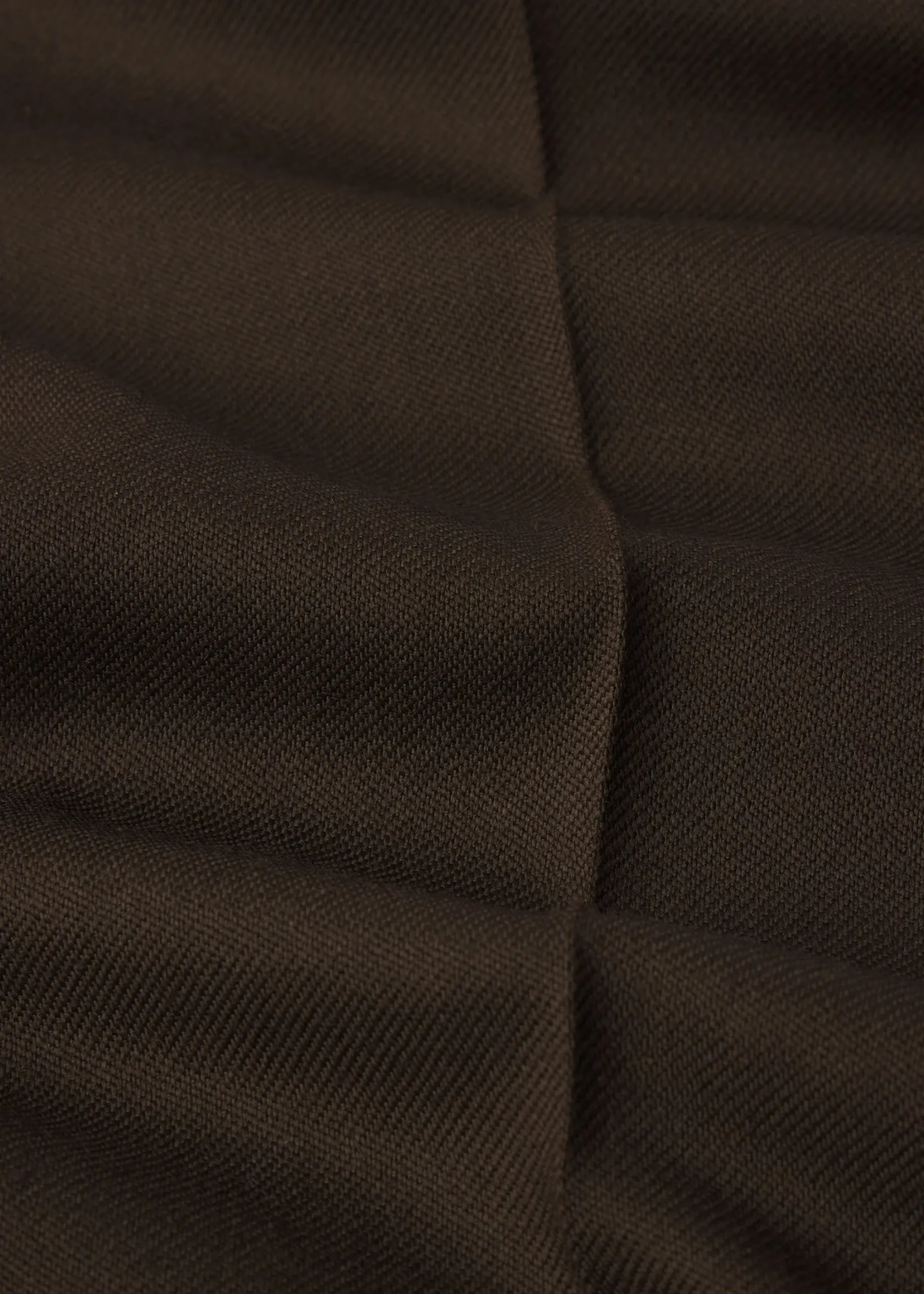 FRAME Wool Cargo Pant Trousers in Dark Taupe