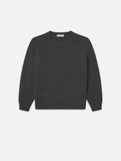 FRAME Wool Cashmere Textured Sweater in